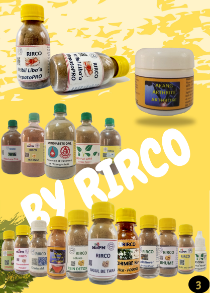Collection of RIRCO branded teas and balms